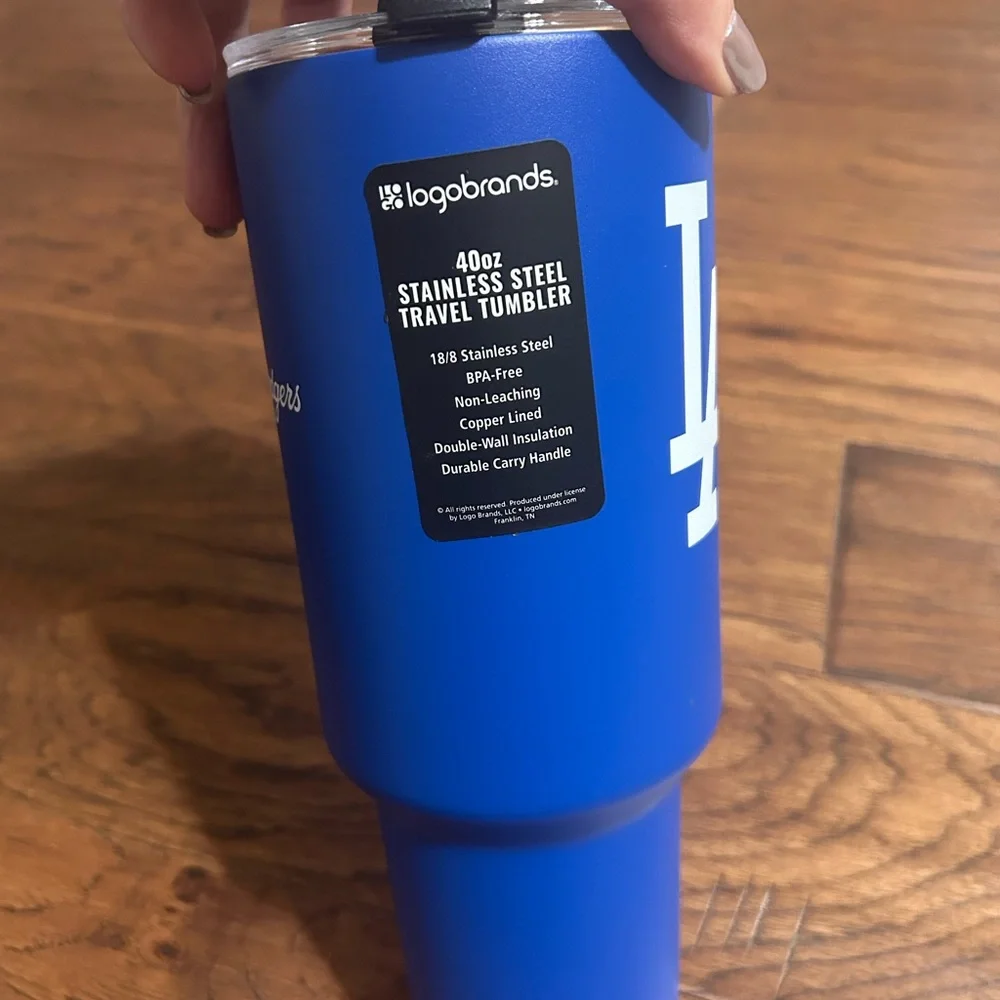 New!!! LA  Dodgers 40OZ Blue Stainless Steel Travel Mug. NWT - Picture 4 of 4